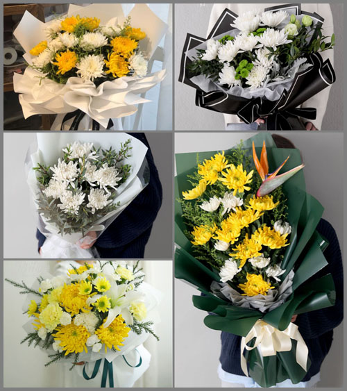 福建龙岩永定区峰市镇白事花束代送